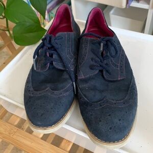 Johnston and Murphy suede oxfords